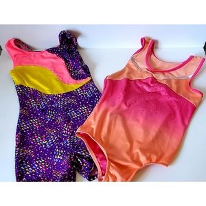 Girl's Gymnastic Leotards Bundle